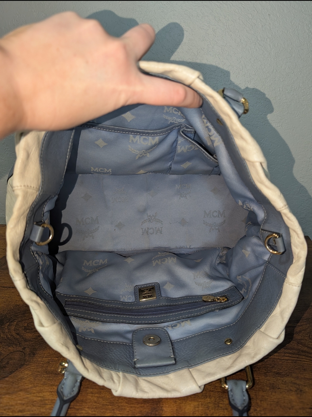 MCM 2- Way Satchel - Picture 8 of 12